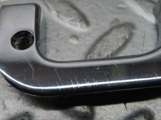 21492 Mercedes-Benz W126 300SE Left Chrome Door Latch Trim 1237230124