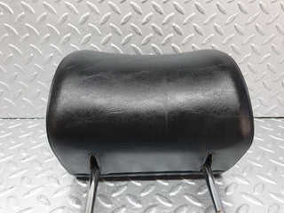 W123 front seat headrest leather black used OEM