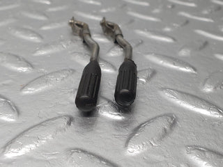 W126 front door lock knob pair used OEM