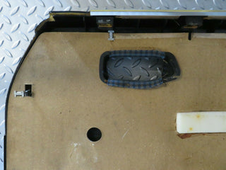 W116 front left door card blue used OEM