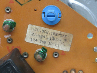 24369 Mercedes-Benz S124 220TE Instrument Cluster Fuel Temp Oil 1245423201