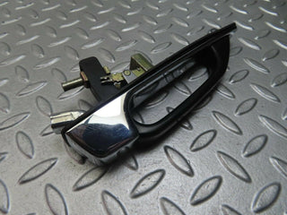 W123 exterior chrome door handle rear right used OEM