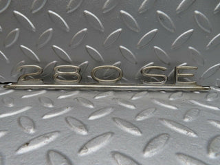 12569 Mercedes-Benz W108 280SE 3.5 Trunk Badge Emblem