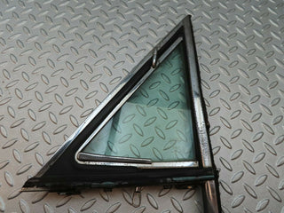 W114 front left quarter window glass used OEM