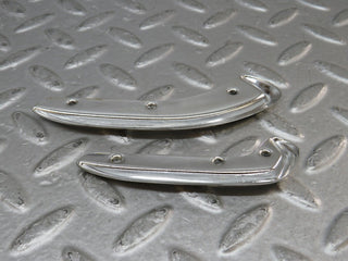 W109 interior door handle chrome trim pair left used OEM