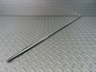 W116 rear left door chrome trim used OEM