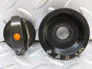 W116 headlight switch black collar and knob used OEM
