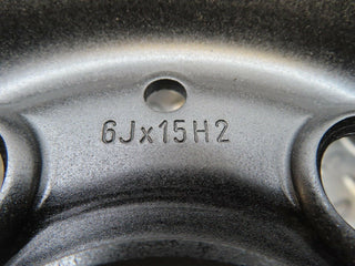 W123 steel wheel 6jx15h2 et49 5x112 used OEM