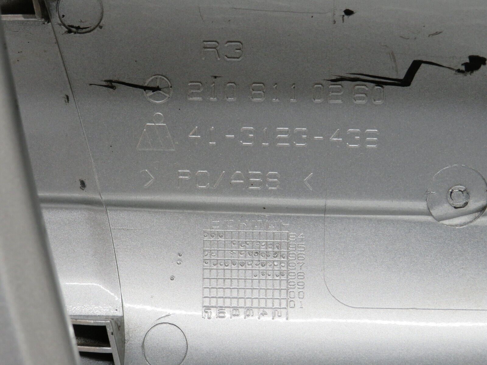 24894 Mercedes-Benz W140 S320 Right Wing Mirror Housing Silver 2108110260