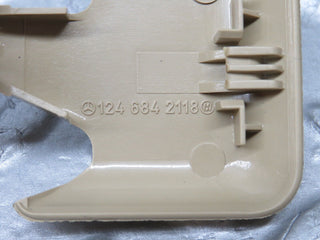 W201 Baby Benz front seat rail trim cover pair beige used OEM