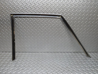 W109 front left door chrome window frame used OEM