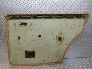 W123 rear left door card palomino used OEM