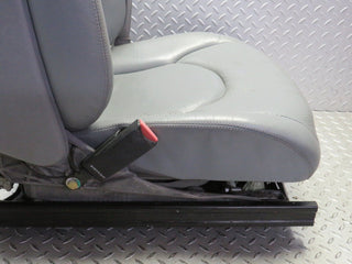 R129 SL electric front left passenger seat leather grey used OEM