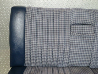 23762 Mercedes-Benz C107 450SLC Coupe Rear Seat Half Leather Blue