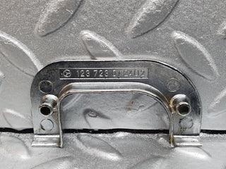40898 Mercedes-Benz W126 300SE Interior Chrome Door Latch Trim Left 1237230124
