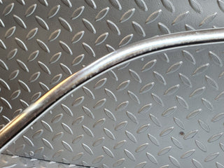 W126 roof chrome trim left side used OEM