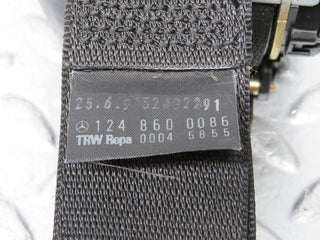 30560 Mercedes-Benz W124 230E Rear Seat Belt & Buckles 1248600086 1248608585