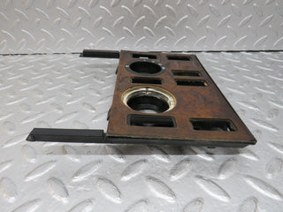 W126 heater control panel wood trim used OEM