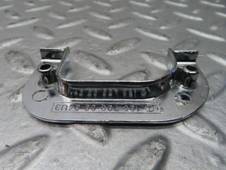 21489 Mercedes-Benz W126 300SE Right Chrome Door Latch Trim 1237230224