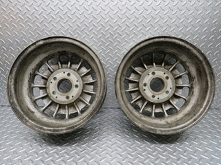 W123 alloy wheel set mexican hat 5.5jx14h2 et30 used OEM