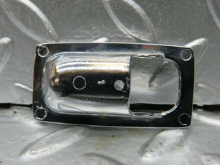 W123 Coupe door lock handle surround chrome used OEM