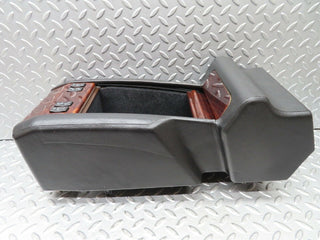 C140 rear centre console black leather used OEM