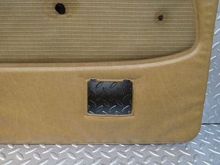 W123 rear left door card palomino used OEM