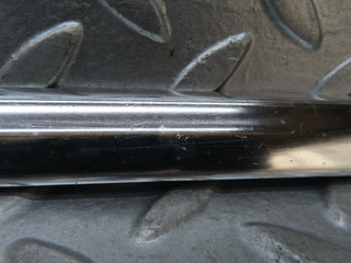 W123 rear left door chrome moulding trim used OEM