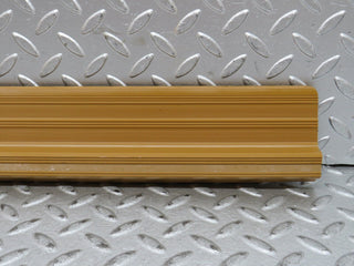 W123 rear left door sill trim palomino used OEM