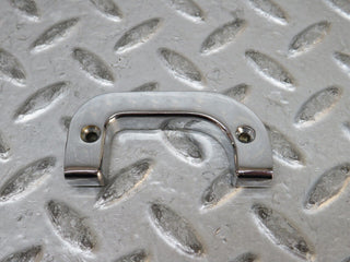 28801 Mercedes-Benz W123 230E Right Interior Chrome Door Latch Trim 1237230224