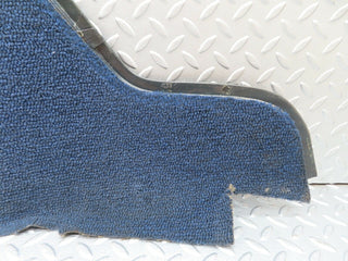 W123 centre console carpet blue left side used OEM