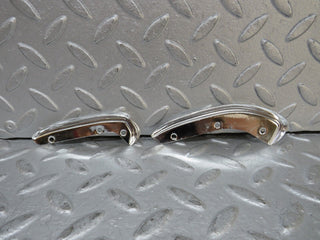 W109 interior door handle chrome trim pair right used OEM