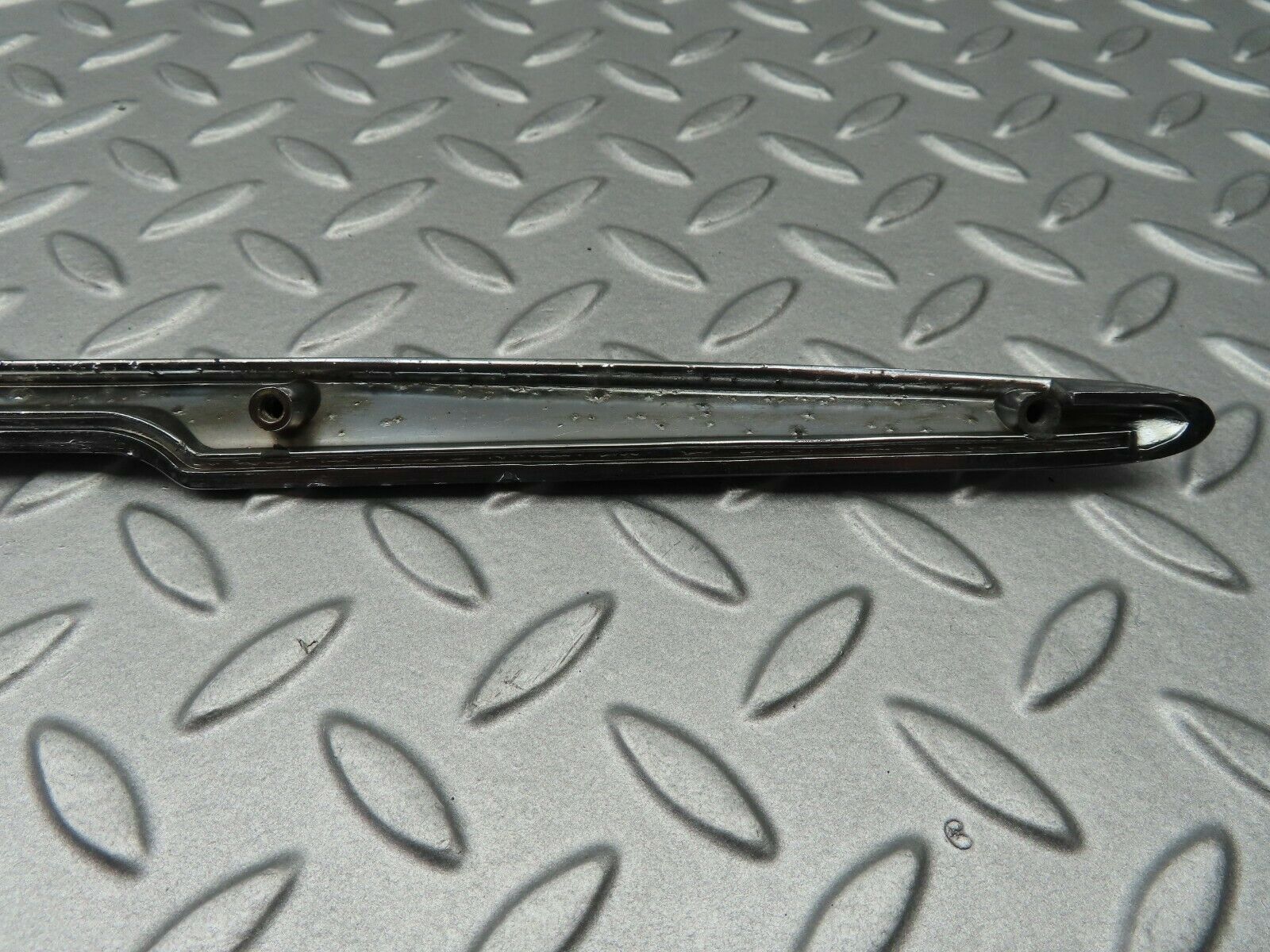 5171 Mercedes-Benz R107 350SL Coupe Trunk Chrome Handle Moulding 1077580202