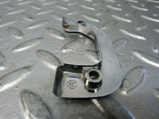 W116 right chrome door latch trim used OEM