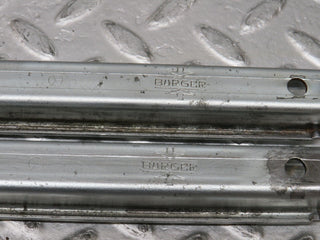 W126 Coupe front left seat rail pair used OEM