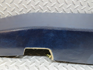 R129 SL front left seat back cover blue used OEM