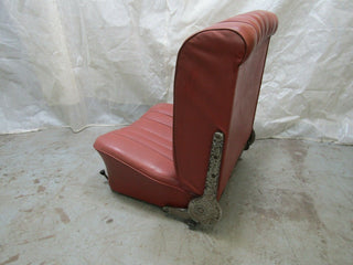W105 Ponton front right seat passenger seat red faux leather used OEM