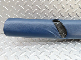 W116 b pillar cover left side blue used OEM