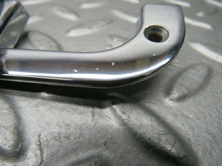 W123 Wagon left chrome door latch trim used OEM