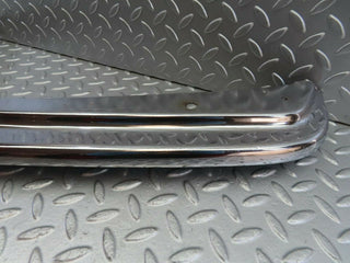 W108 front left upper bumper corner used OEM