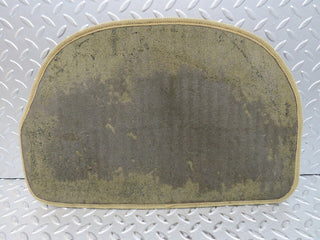 W124 Coupe rear left floor carpet beige used OEM