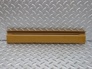 W123 rear left door sill trim palomino used OEM