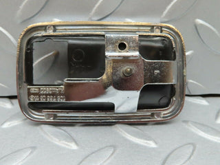 W108 chrome frame for door opener left used OEM
