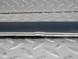 W109 rear right door card top trim blue used OEM