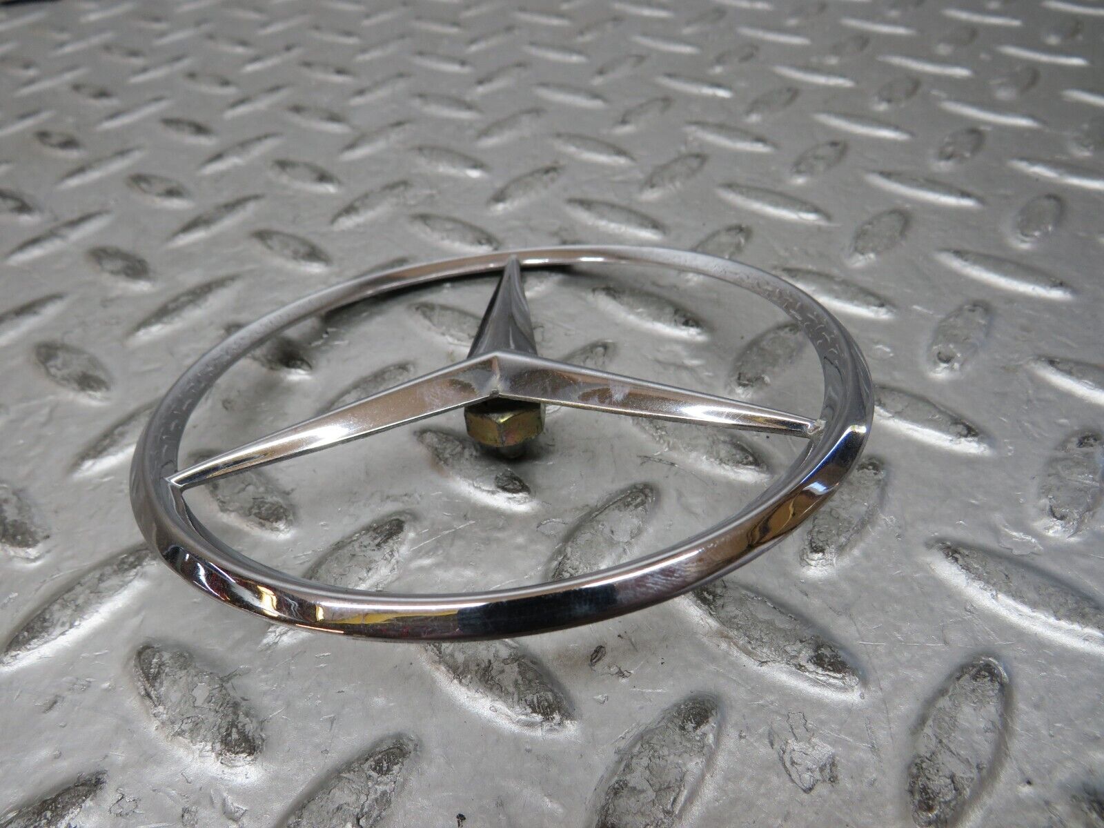 28825 Mercedes-Benz W123 230E Trunk Boot Lid Emblem  1267580058