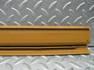 W123 Wagon rear right door sill trim palomino used OEM