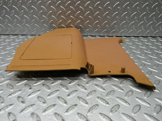 W123 Wagon kick panel left side palomino used OEM