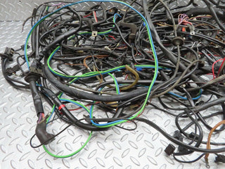 W123 engine chassis body wire wiring harness used OEM