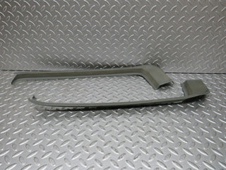 W124 Wagon inner tailgate cover trim pair grey used OEM