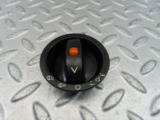 W123 Coupe headlight switch black collar and knob used OEM